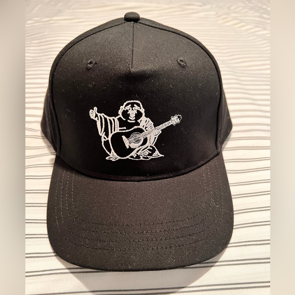 True Religion, Black Buddha Snapback W EMB Unisex Cap, Style TR2366